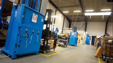 three blue balers placed in production at hydra specma