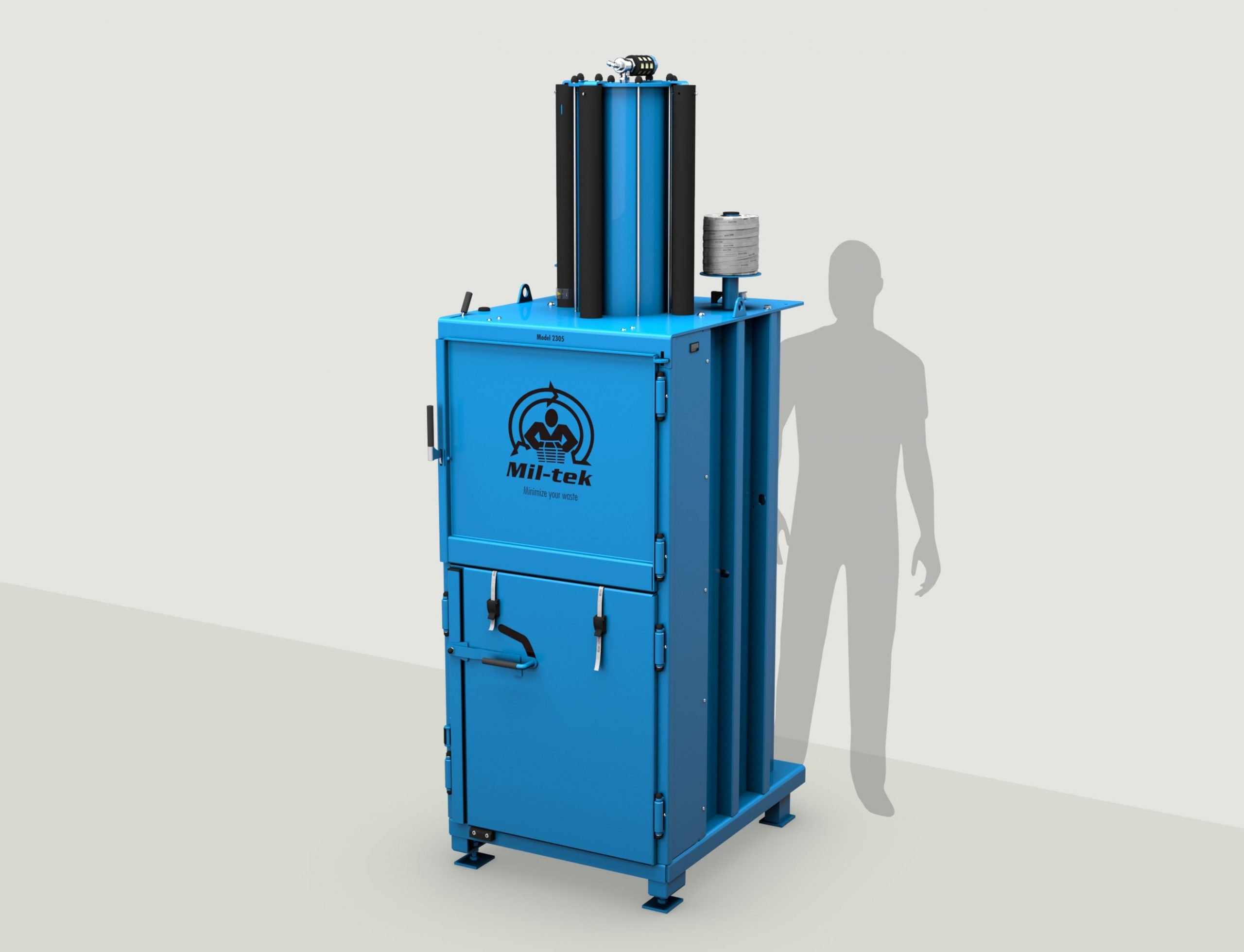 A406 - Pneumatic Baling of Plastic and Cardboard Trash