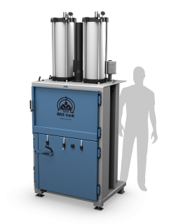 a406-blue-baler-on-grey-background
